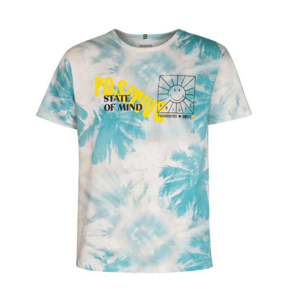 Havaianas x Smiley Tie Dye‎ T-Shirt Positive State of Mind  LARGE